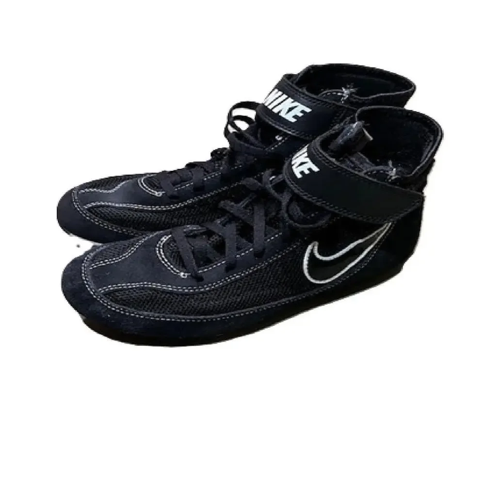 Nike Speedsweep VII Wrestling Shoe US 5Y Black/White (Grade School) BM1